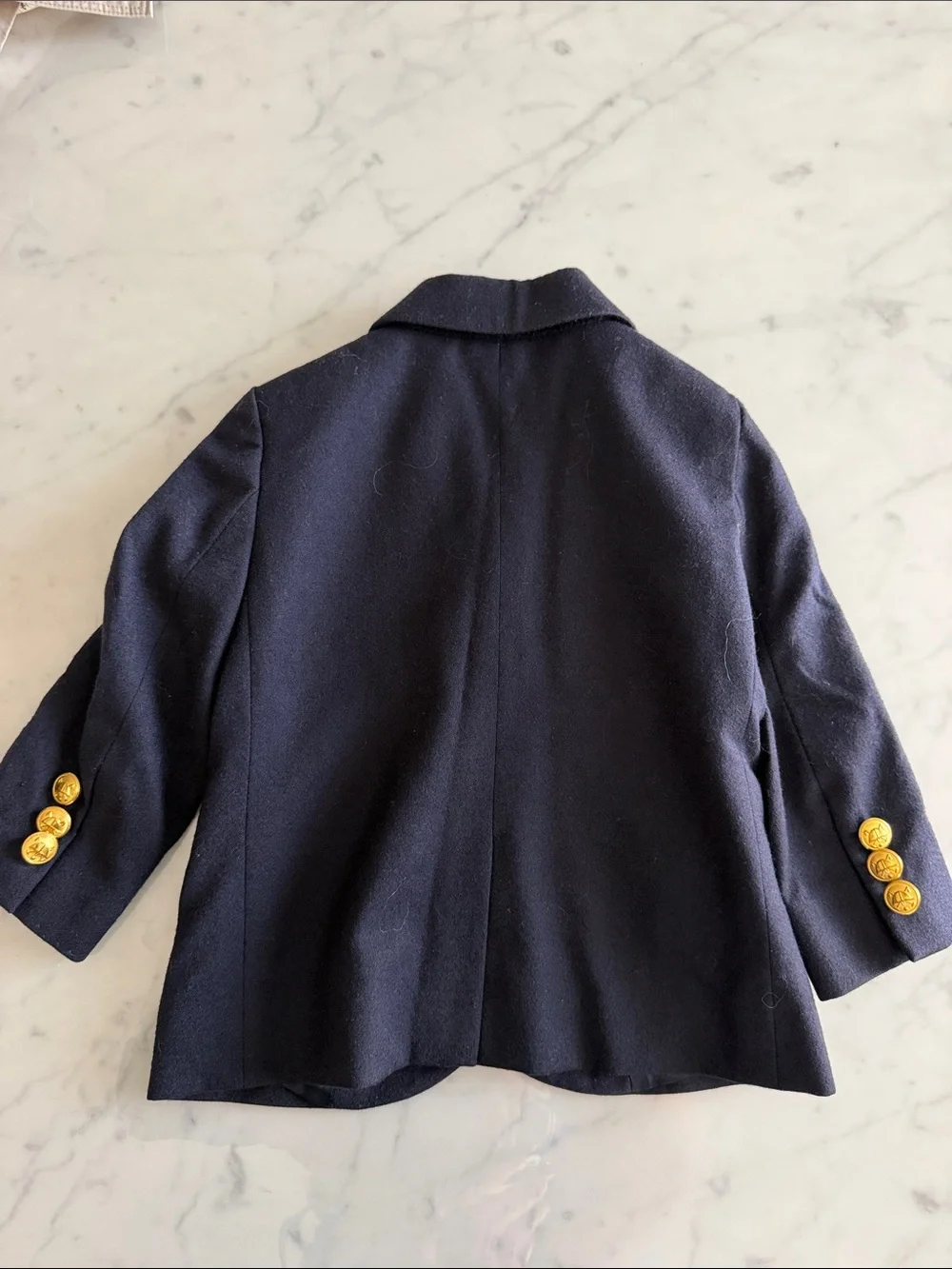 Polo by Ralph Lauren Navy Blue Blazer with Gold Buttons